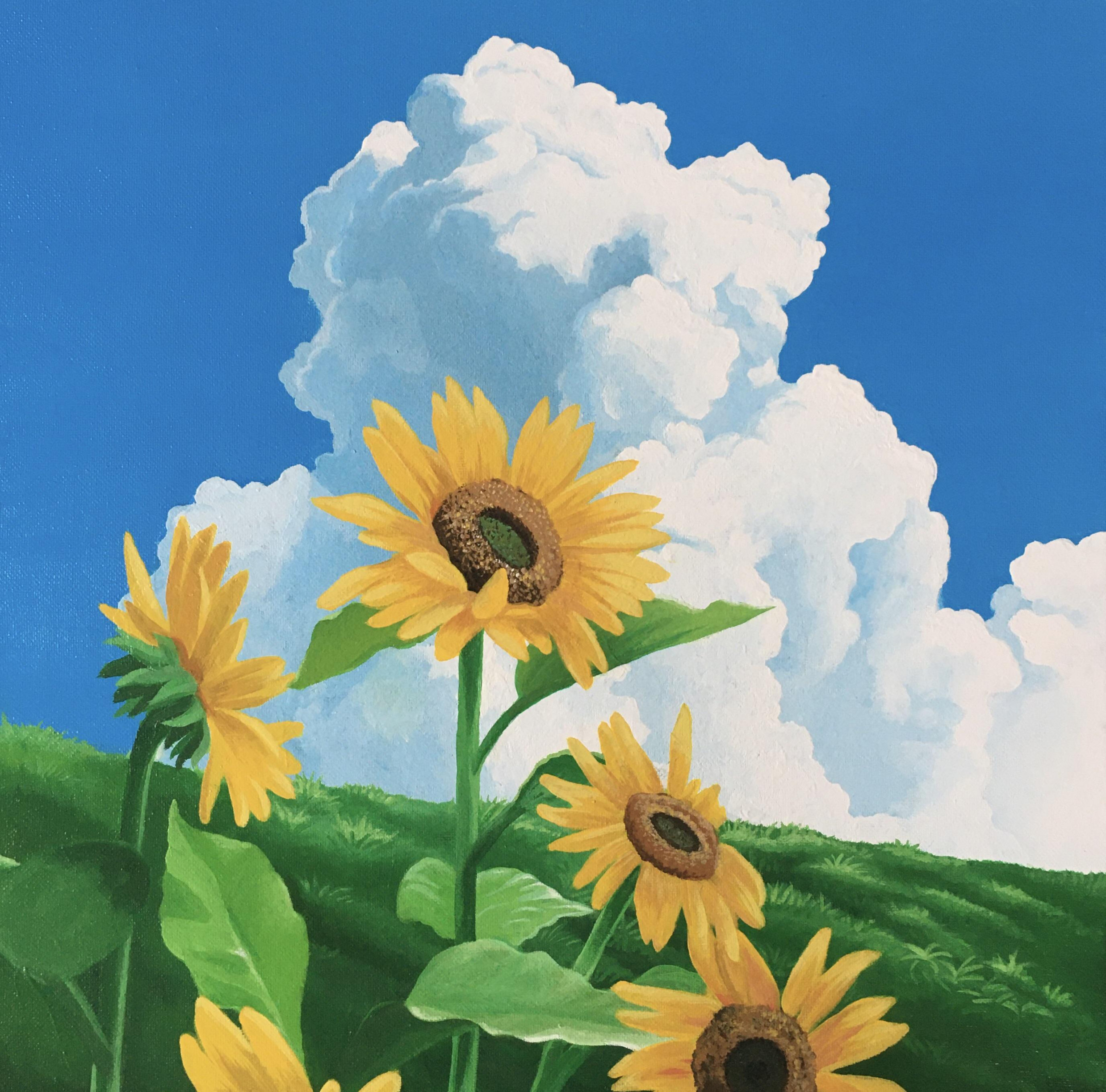 Totoro Sunflower Painting 🌻 : r/ghibli