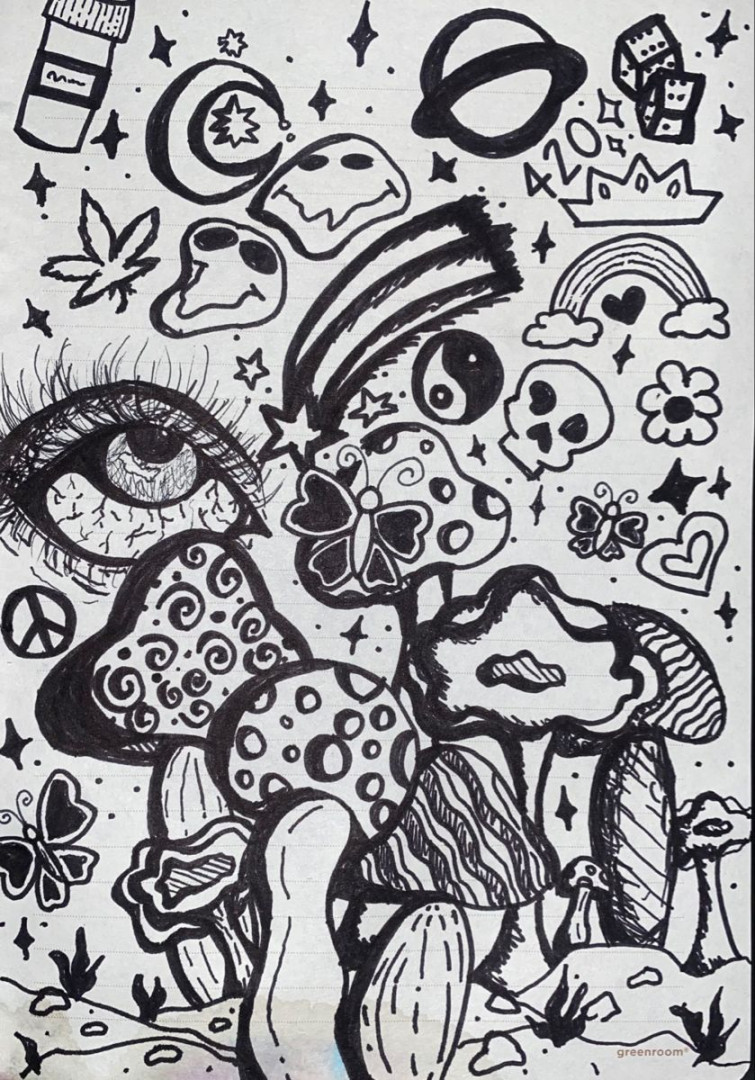 trippy drawing  Trippy drawings, Sharpie drawings, Trippy designs