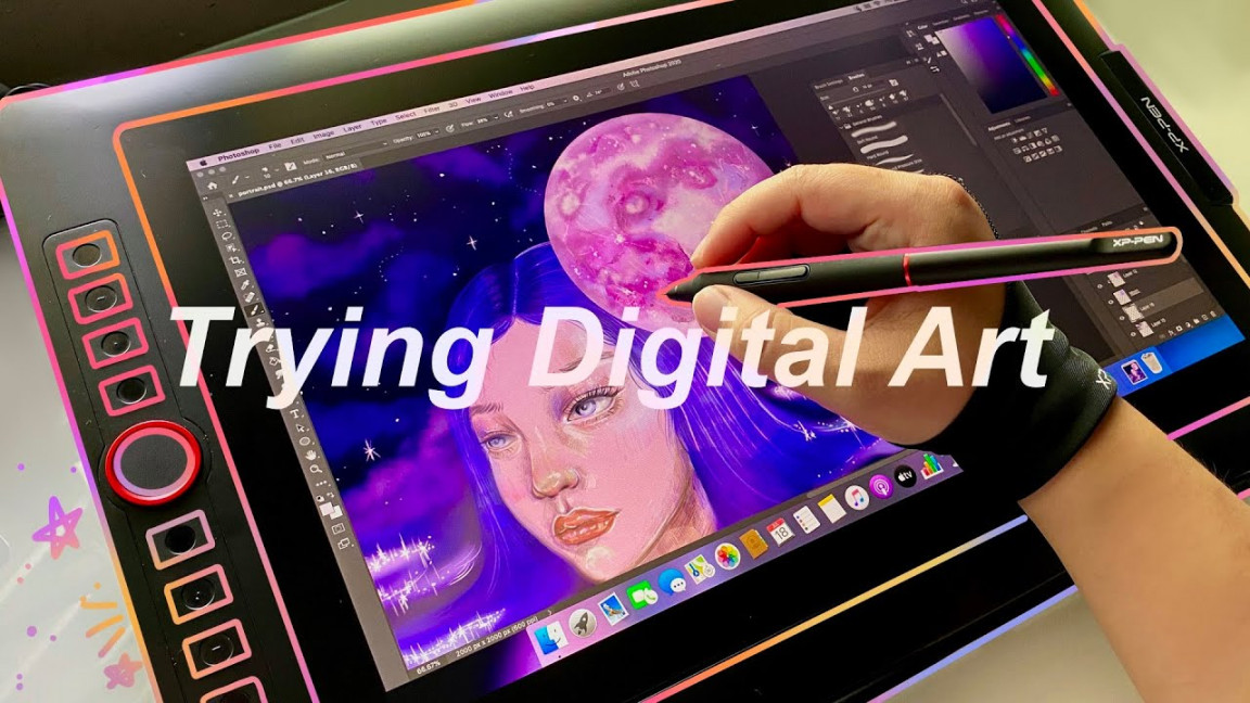 TRYING DIGITAL ART - tablet unboxing + review ✍🏻🎨