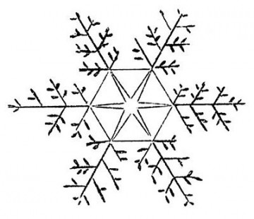 Vintage Clip Art - Pretty Snowflakes - The Graphics Fairy  Clip