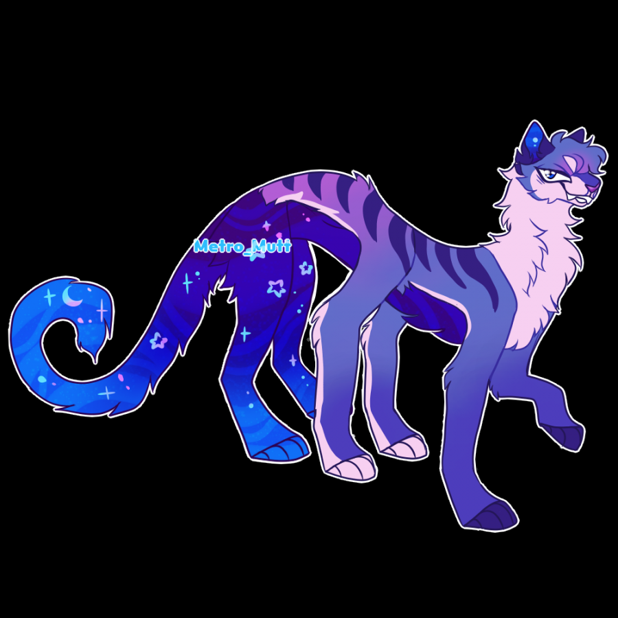 Vodka  legged cat fullbody commission by Metro_The_Mutt -- Fur