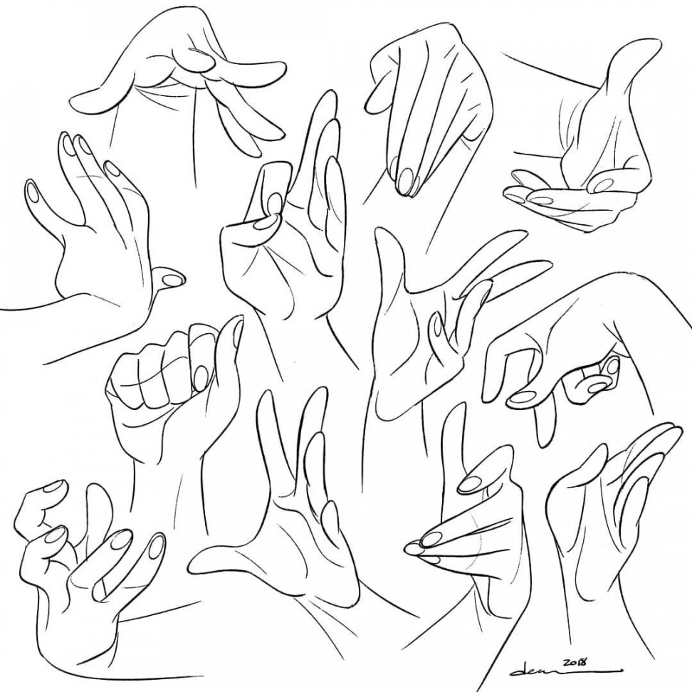 Warming up the hands with hands. . .