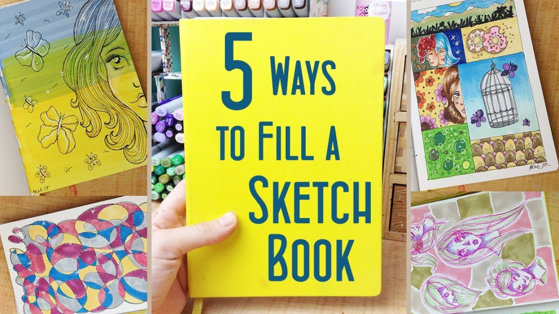 Ways to Fill a Sketchbook: Fun Drawing Ideas and Sketchbook Hacks