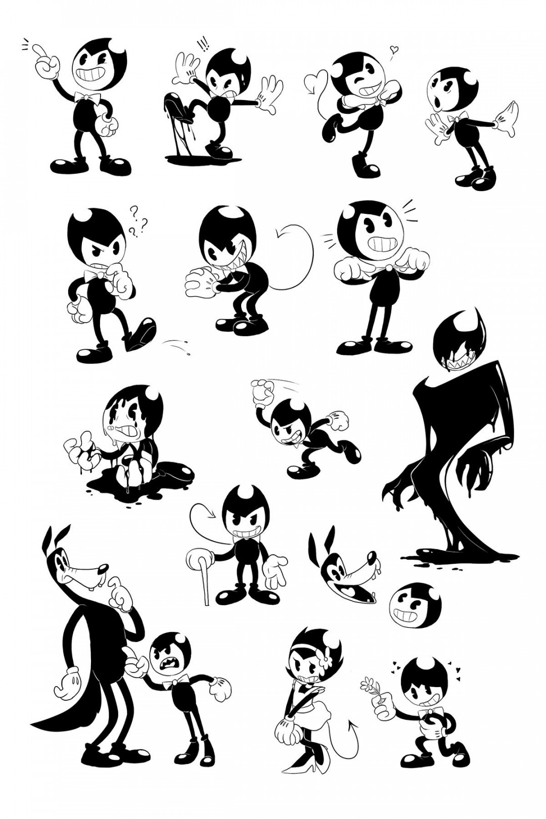 Whelp, I was inclined to draw some Bendy too