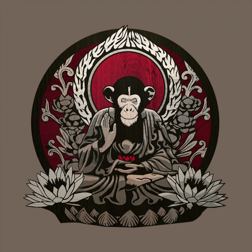 Zen Monkey - sourcefed  Monkey art, Monkey illustration, Monkey