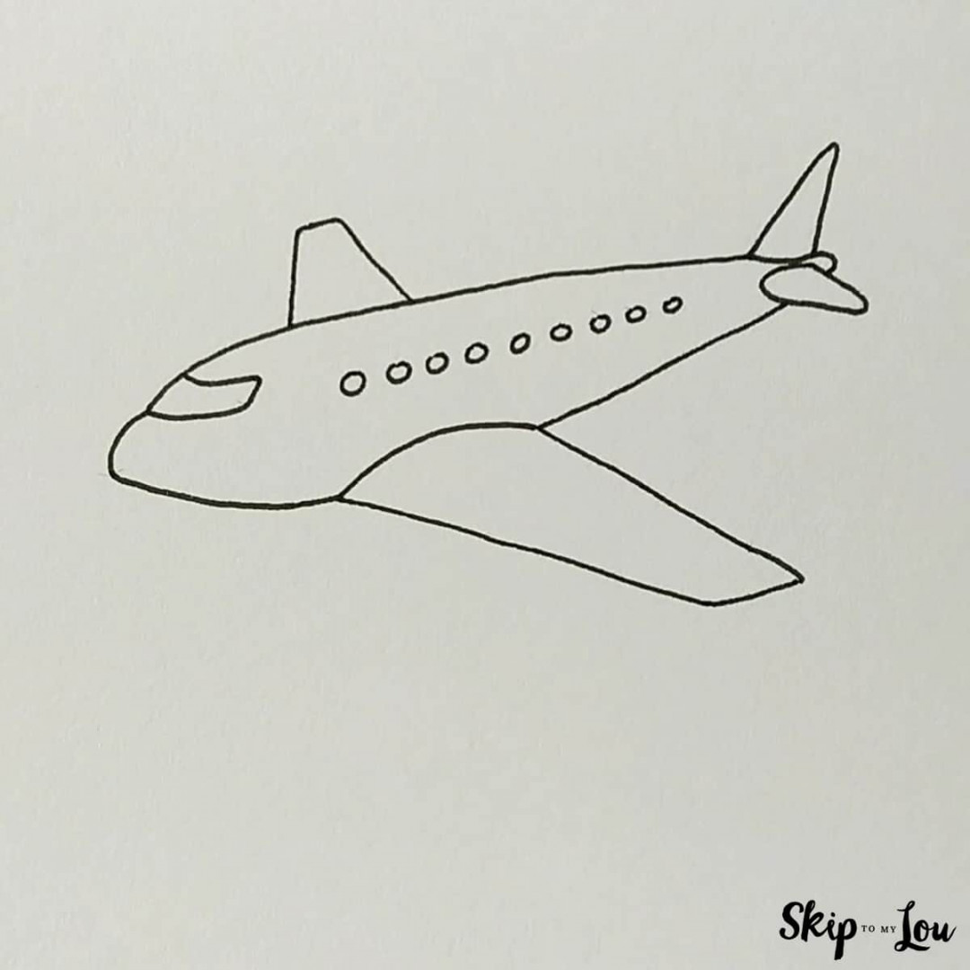 Airplane Drawing  Skip To My Lou