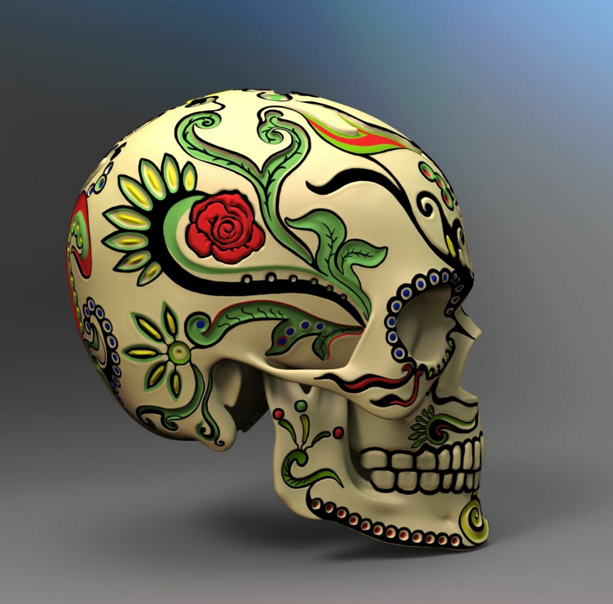 Andrii Akhtyrskyi - The Sugar Skull