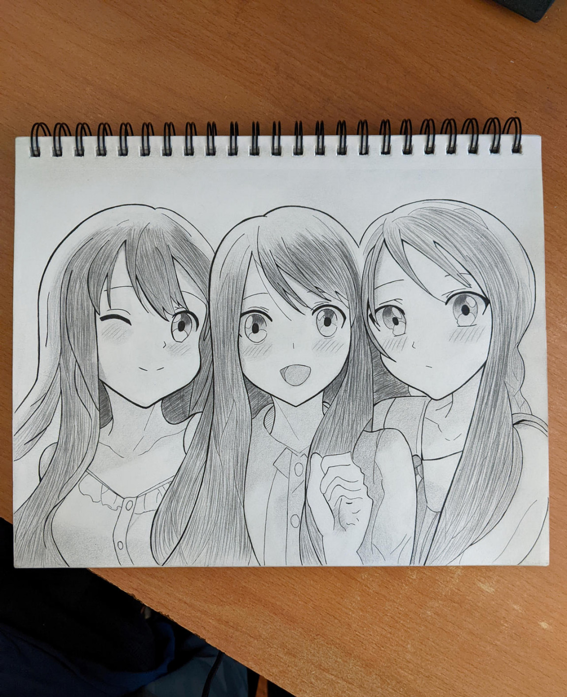 Anime Girls Group Drawing by TechnoSpectre on DeviantArt