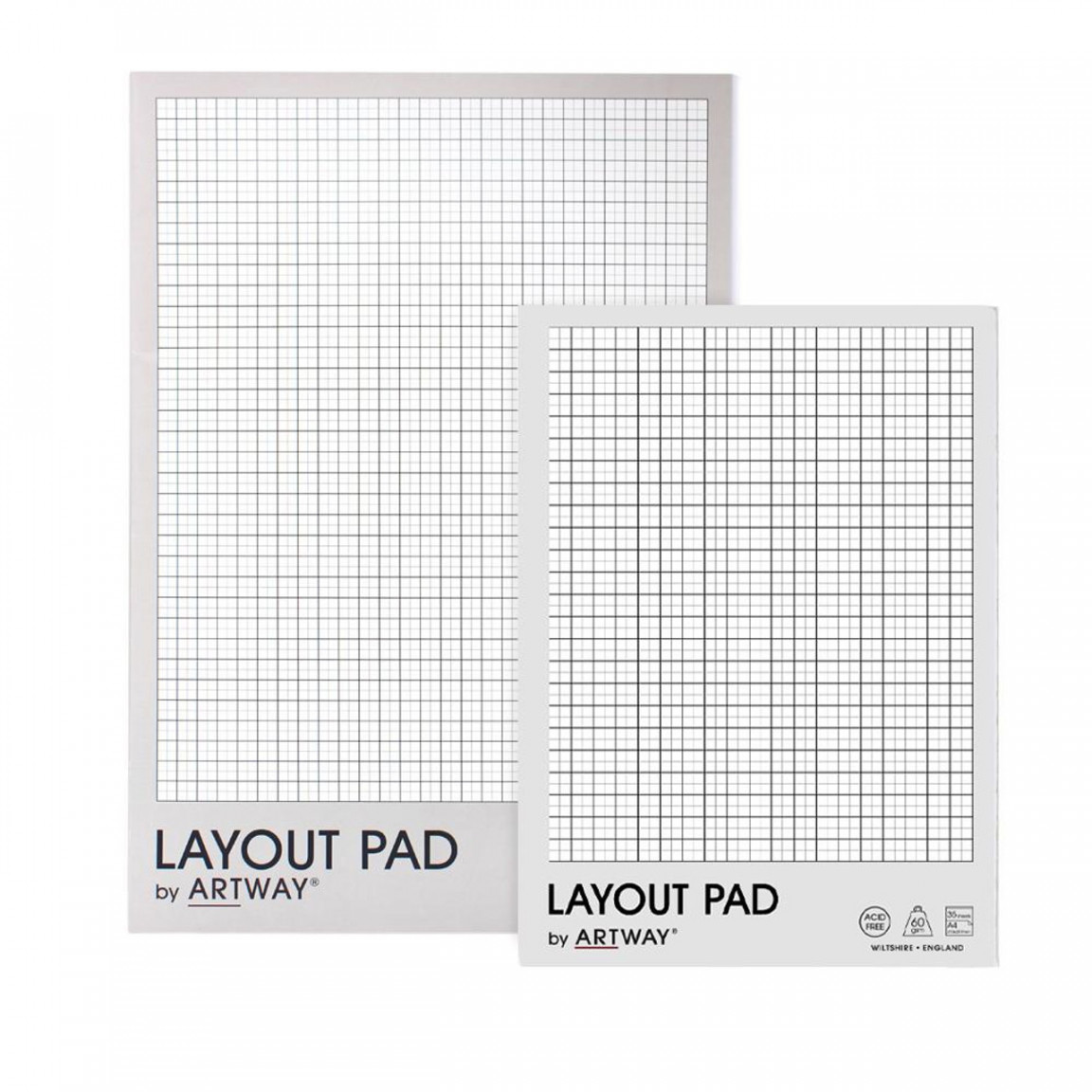 Artway Layout Pad - gsm - Acid-Free Plain Paper -  Sheets - A/A