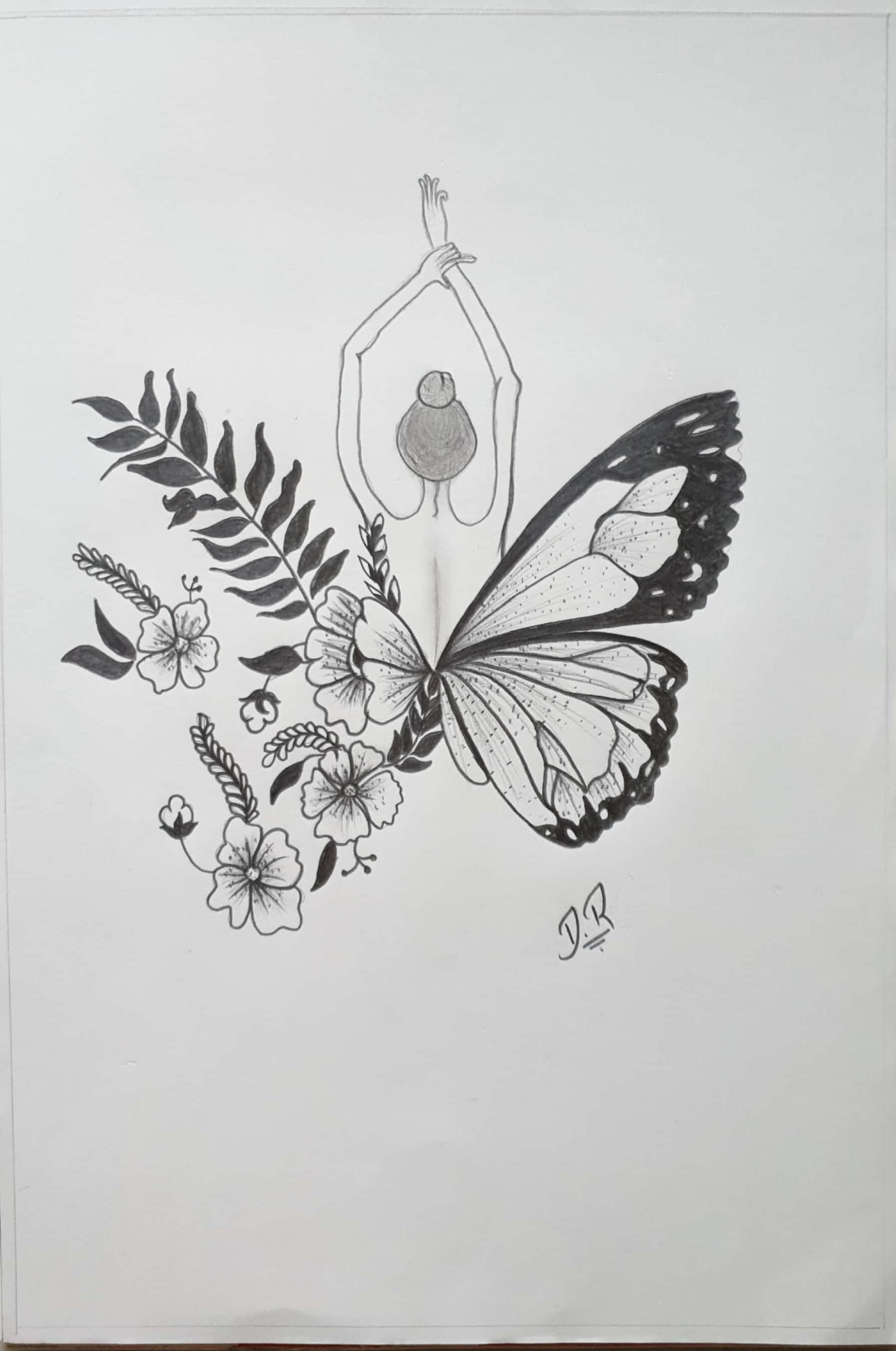 Buy Human butterfly Artwork at Lowest Price By Divyesh Rangani