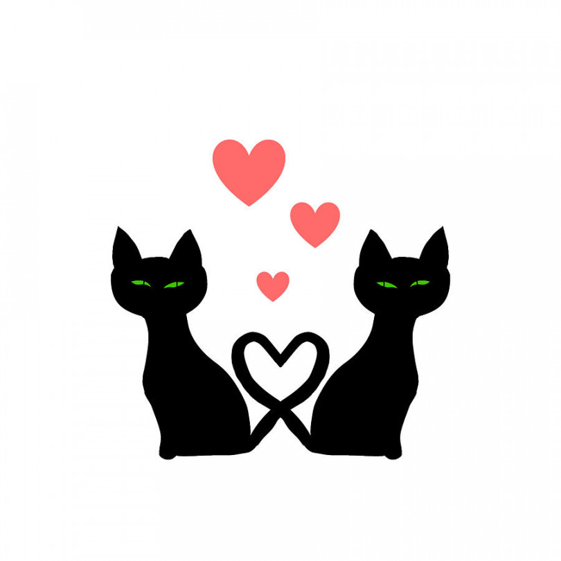 Cats in love by Mopssy Stopsy
