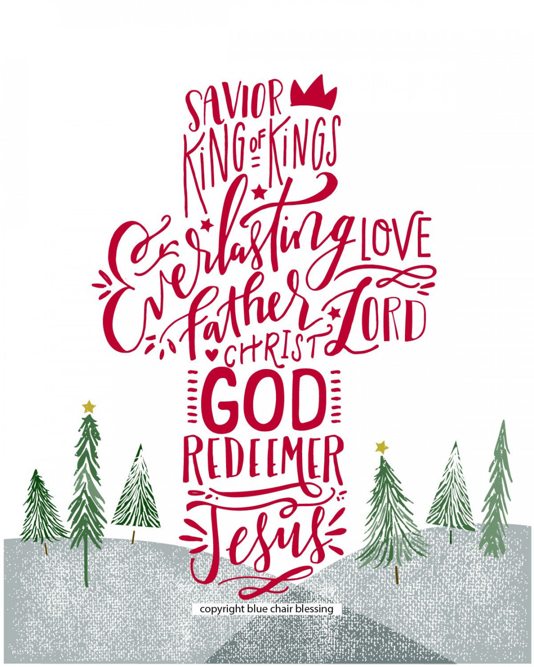 Christmas Cross  by  print  Christmas scripture, Christmas