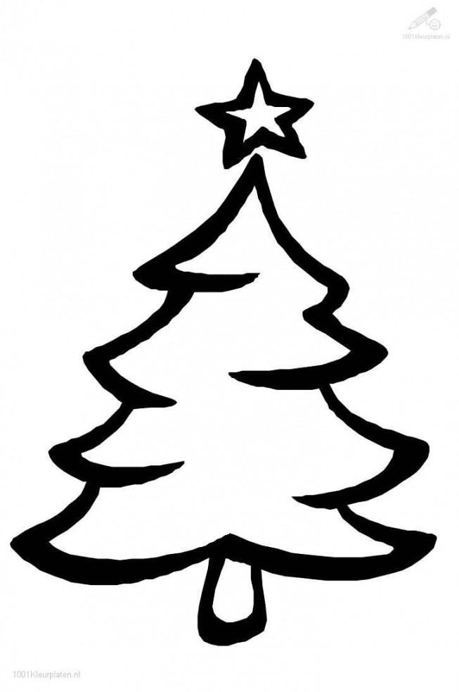 Christmas Tree Outline Clip Art - Clipart library  Printable