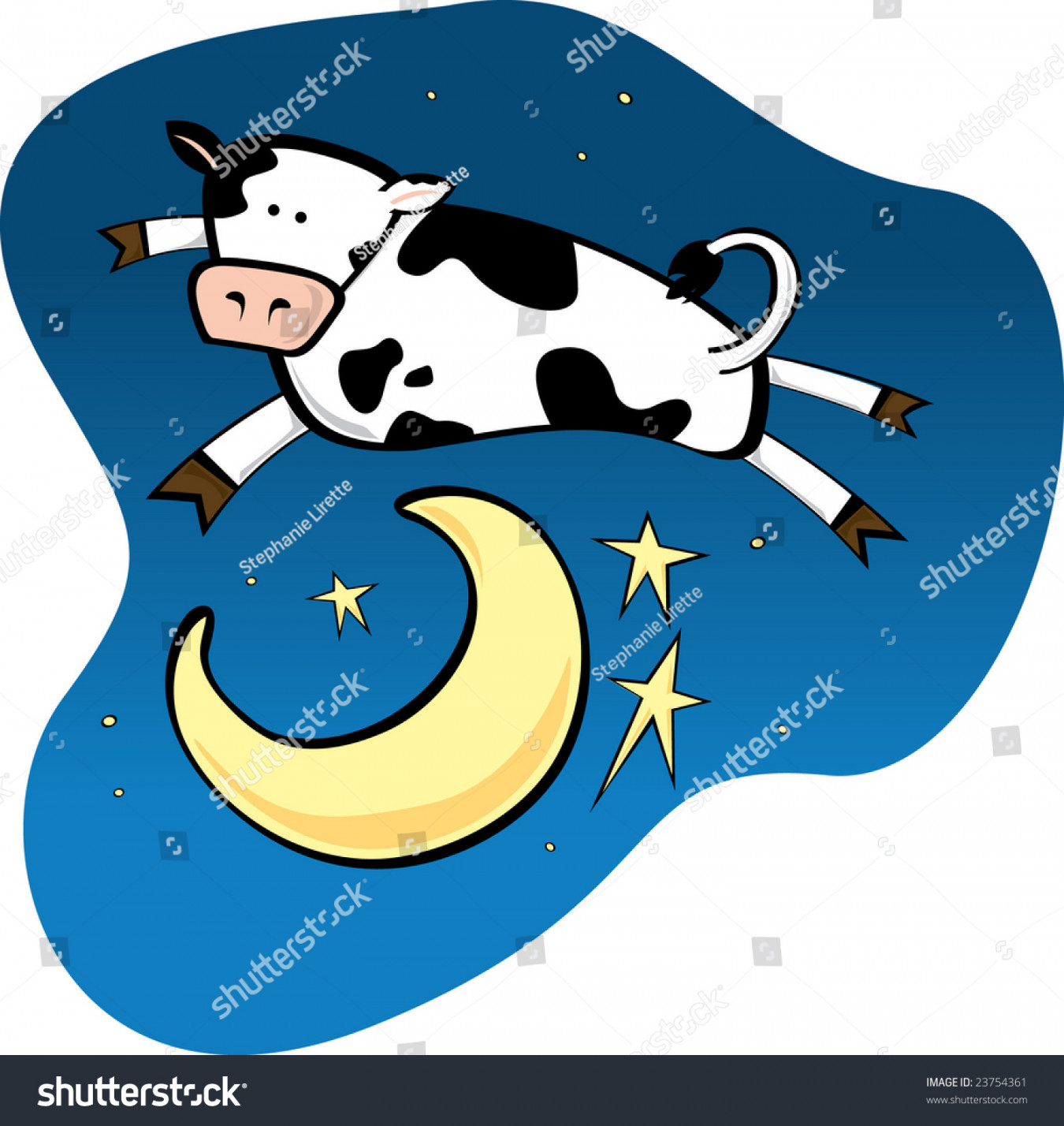 Cow Jumping Over Moon Royalty-Free Images, Stock Photos