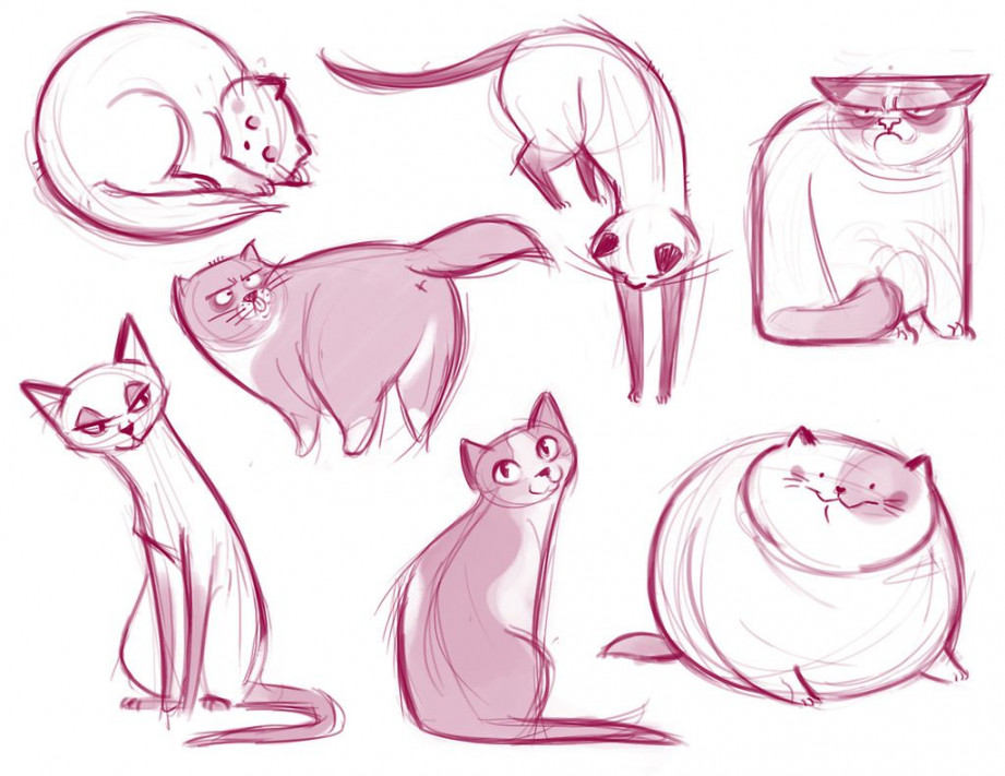 Daily Cat Drawings  Cat art illustration, Cat drawing, Animal