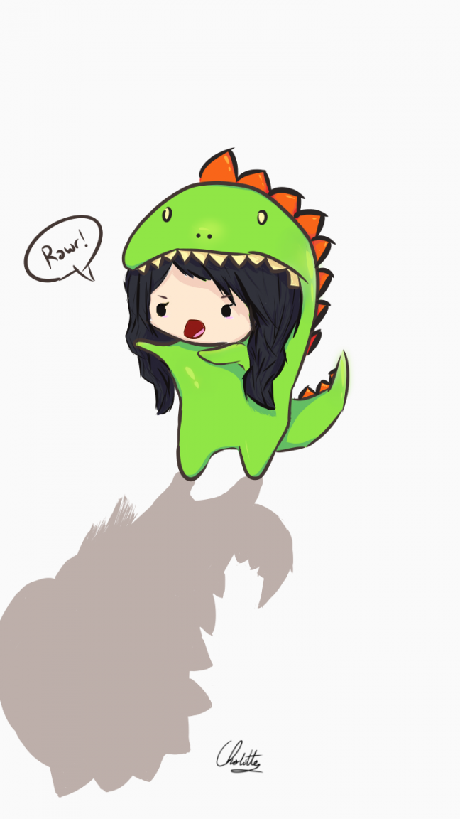 Dinosaur onesie - Girl by PsychticMess on DeviantArt