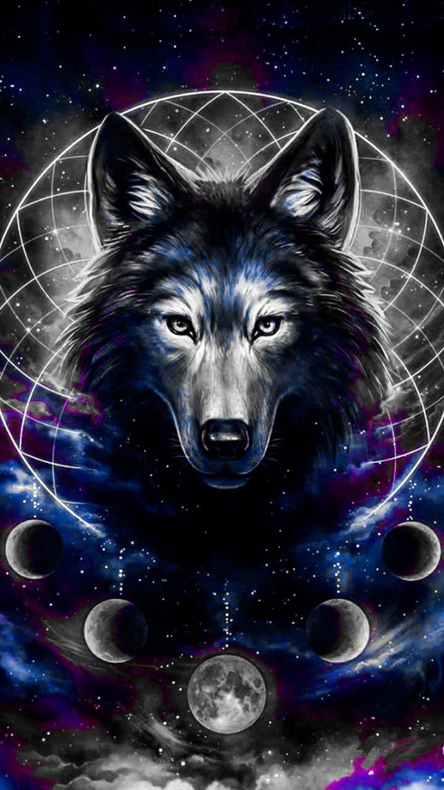 Download Wolf drawing Wallpaper by WILDWOLF - fe - Free on