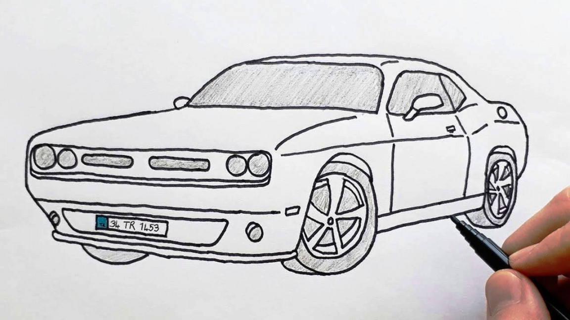 Draw Car Drawing For Kids