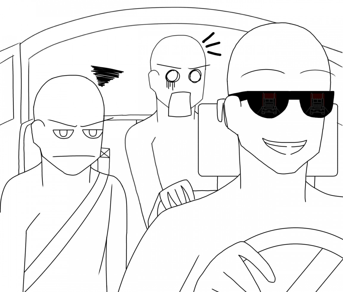 Draw the squad (car ride) by In-reversable on DeviantArt