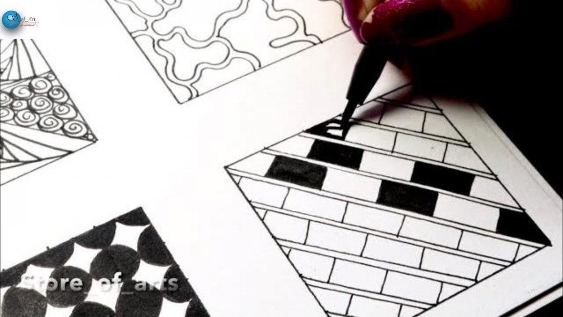 EASY Drawings/patterns/tricks/abstract drawings/ designs  Part-