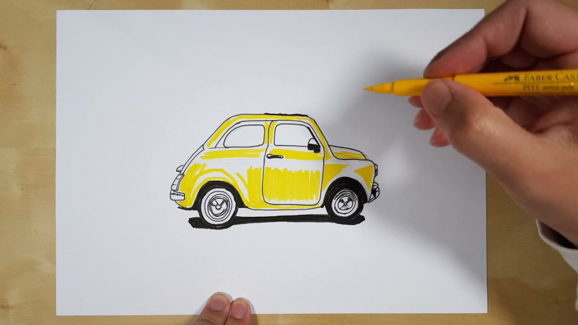 FIAT  - COOL SIMPLE DRAWING