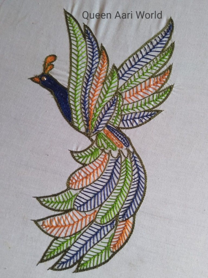 Fly stitch  Hand embroidery art, Birds embroidery designs, Hand