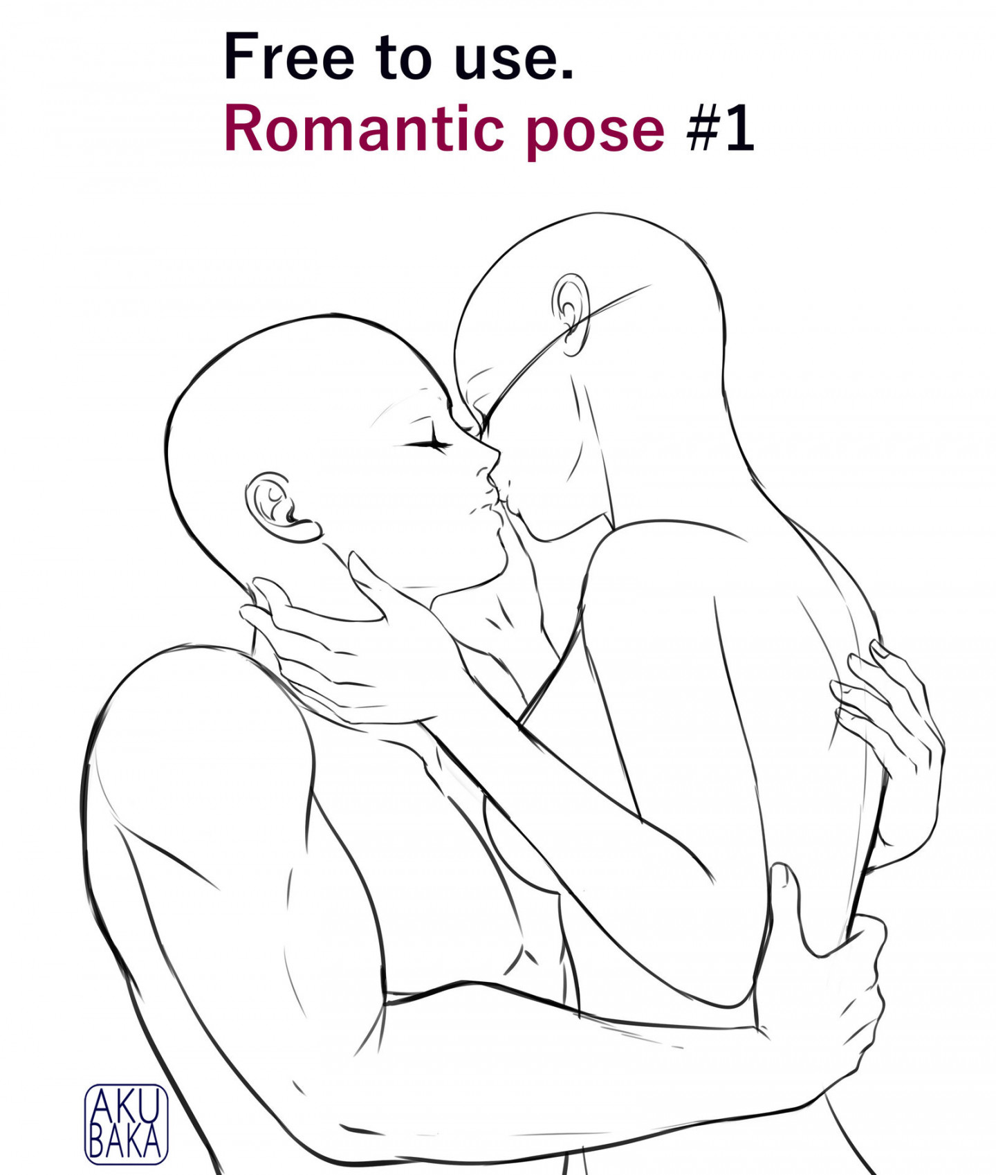 Free to use: Romantic Pose# by AkubakaArts on DeviantArt