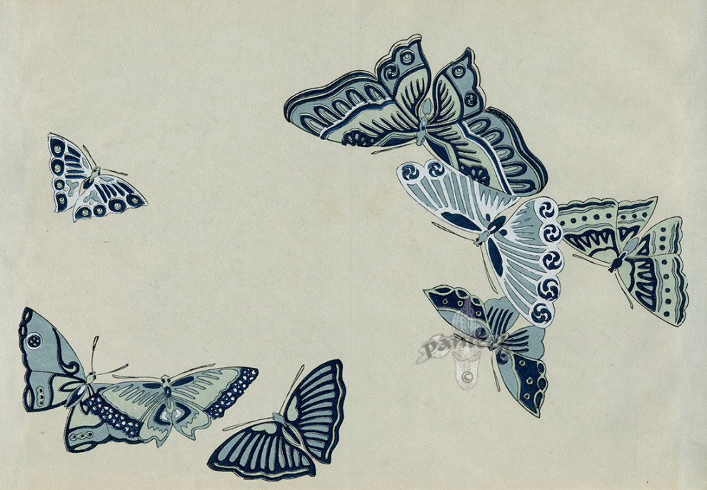 from Exotic Japanese Butterfly Prints