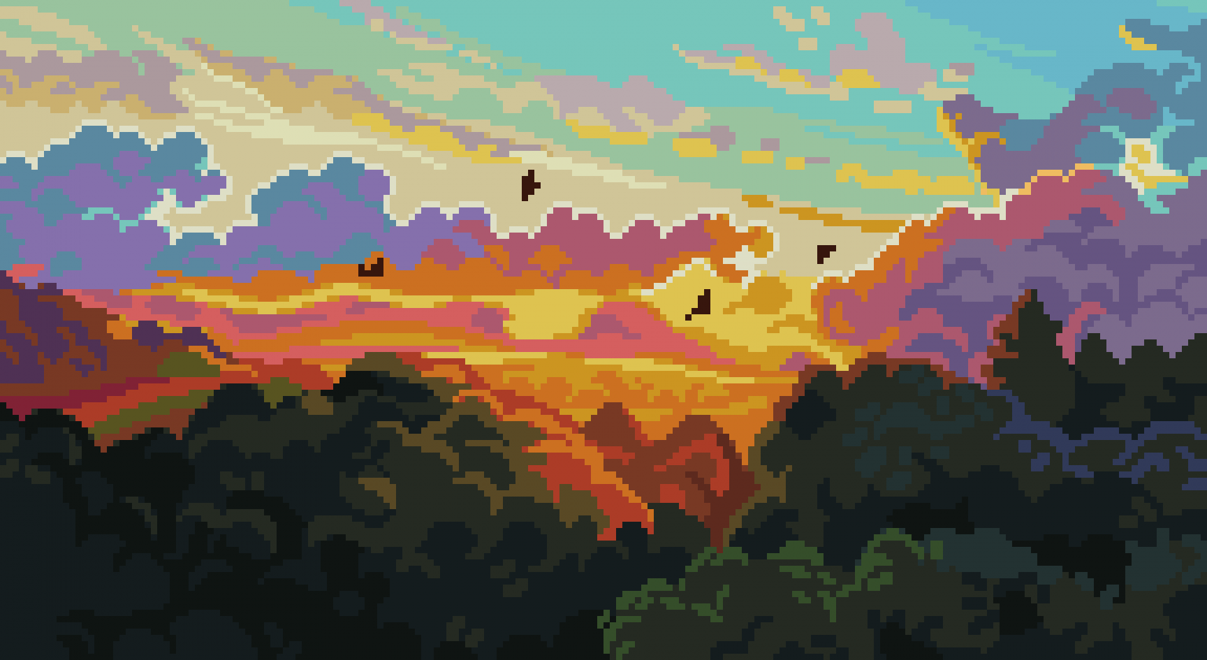 Ghibli Study  - Sunset : r/PixelArt