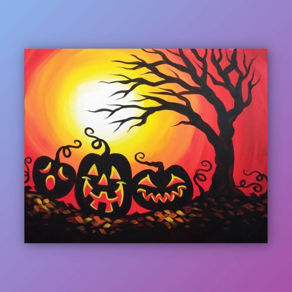 Halloween Acrylic Paintings