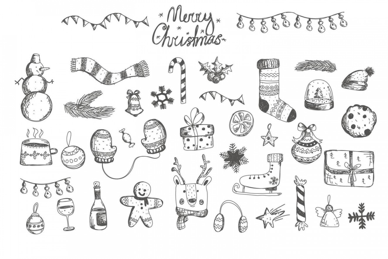Hand Drawn Christmas Vector Art, Icons, and Graphics for Free Download