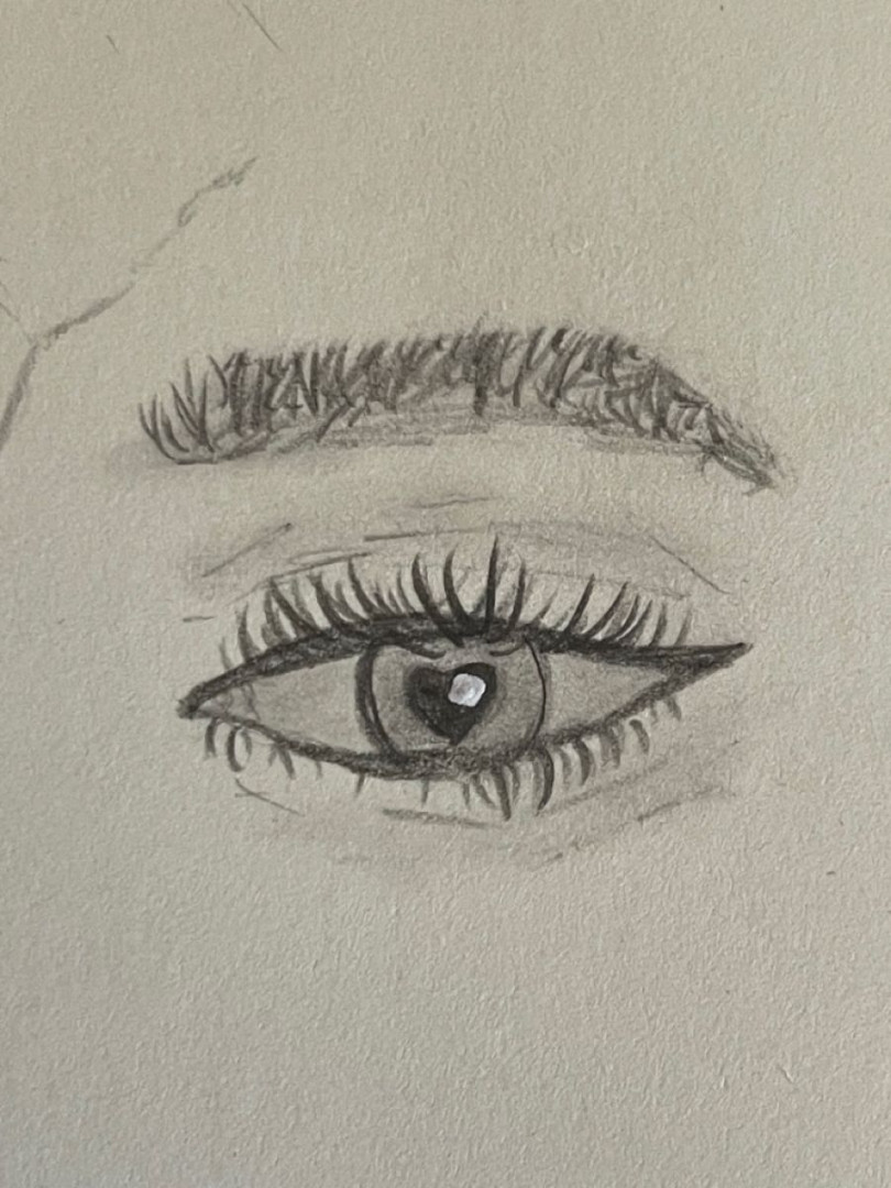 heart shaped pupil 🖤  Dibujos