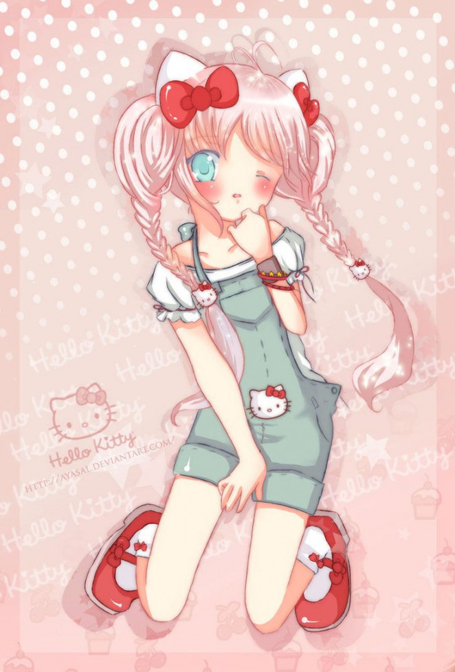 Hello Kitty by Ayasal on deviantART  Gambar anime, Gambar