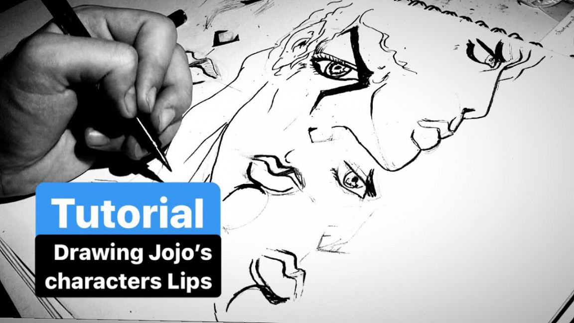 How i Draw Lips for Jojo