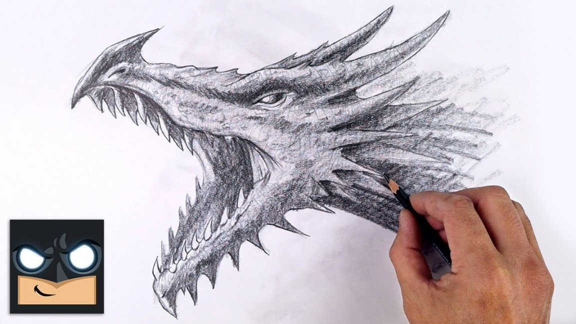 How To Draw a Dragon  YouTube Studio Sketch Tutorial