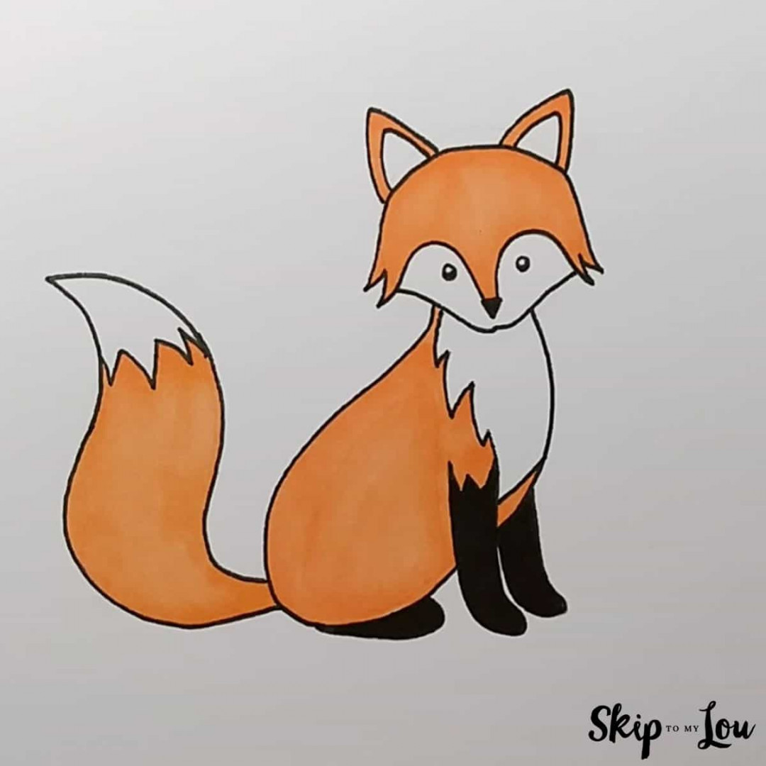 How to Draw A Fox – A Step-by-Step Guide  Skip To My Lou