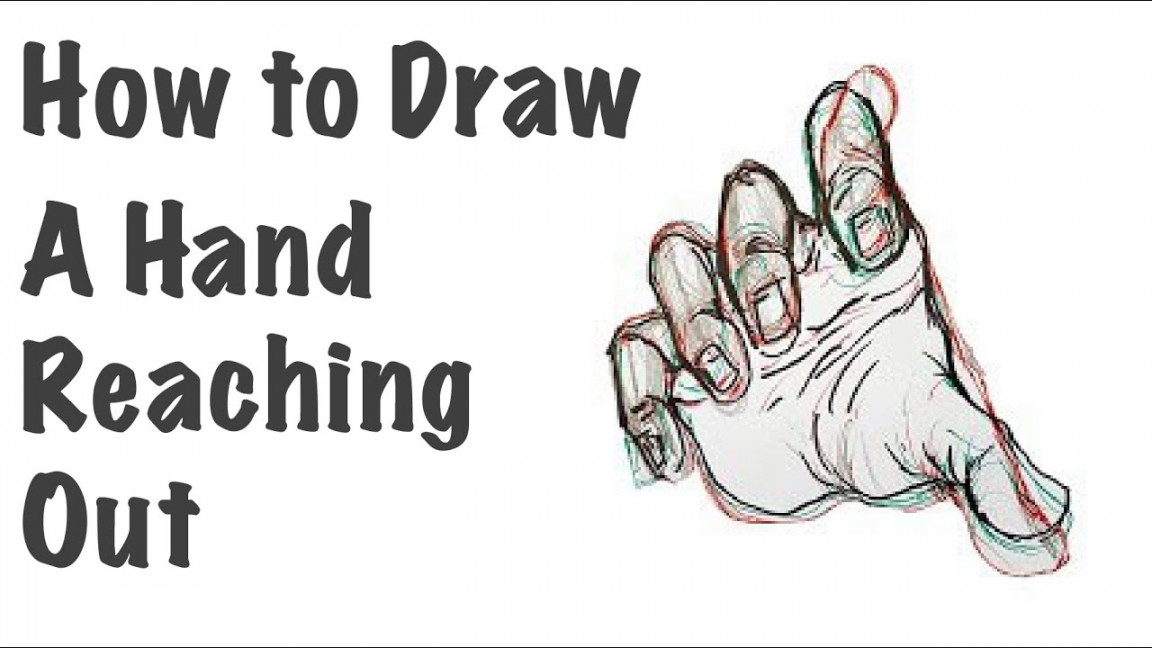 How to Draw a Hand Reaching Out - hand drawing tutorial