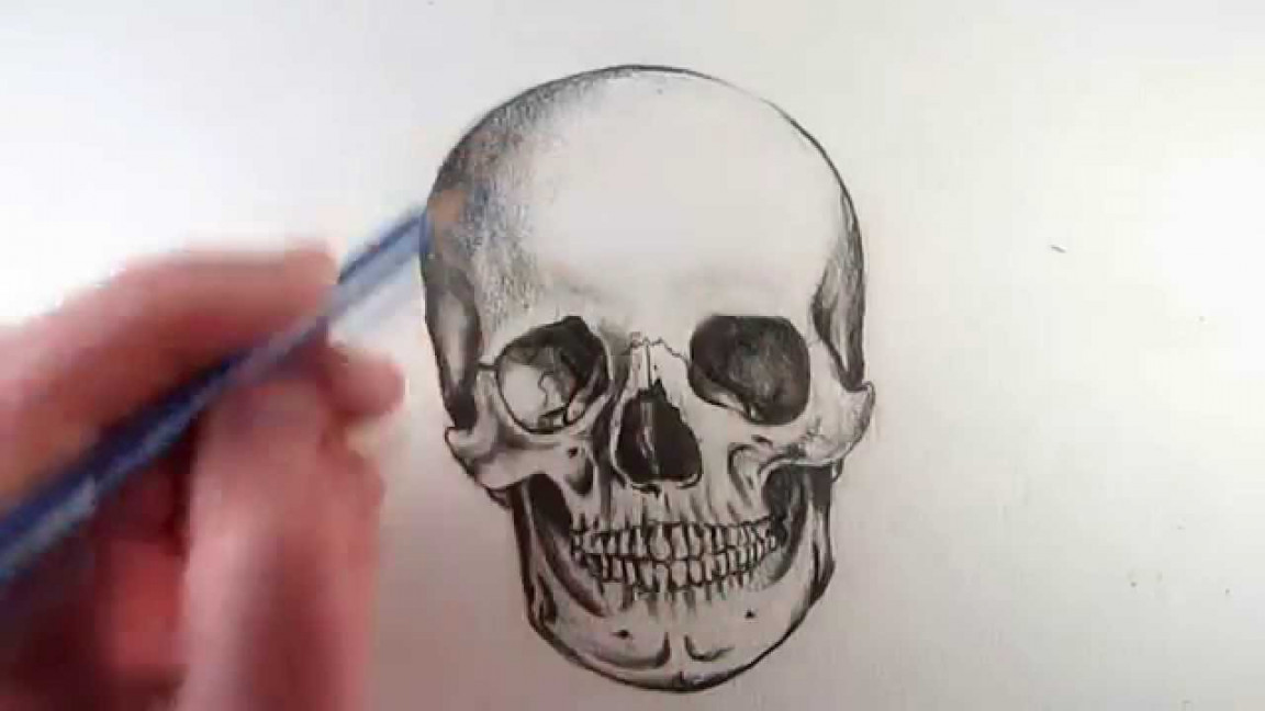 How to Draw a Realistic Skull: Narrated Step by Step