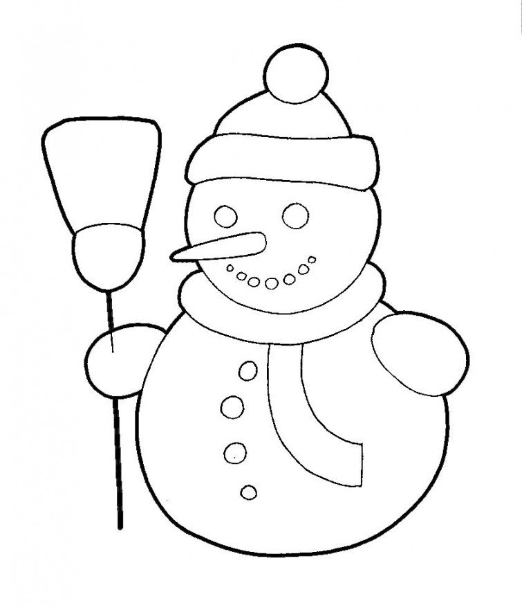How to Draw a Snowman with Easy Step by Step Drawing Tutorial