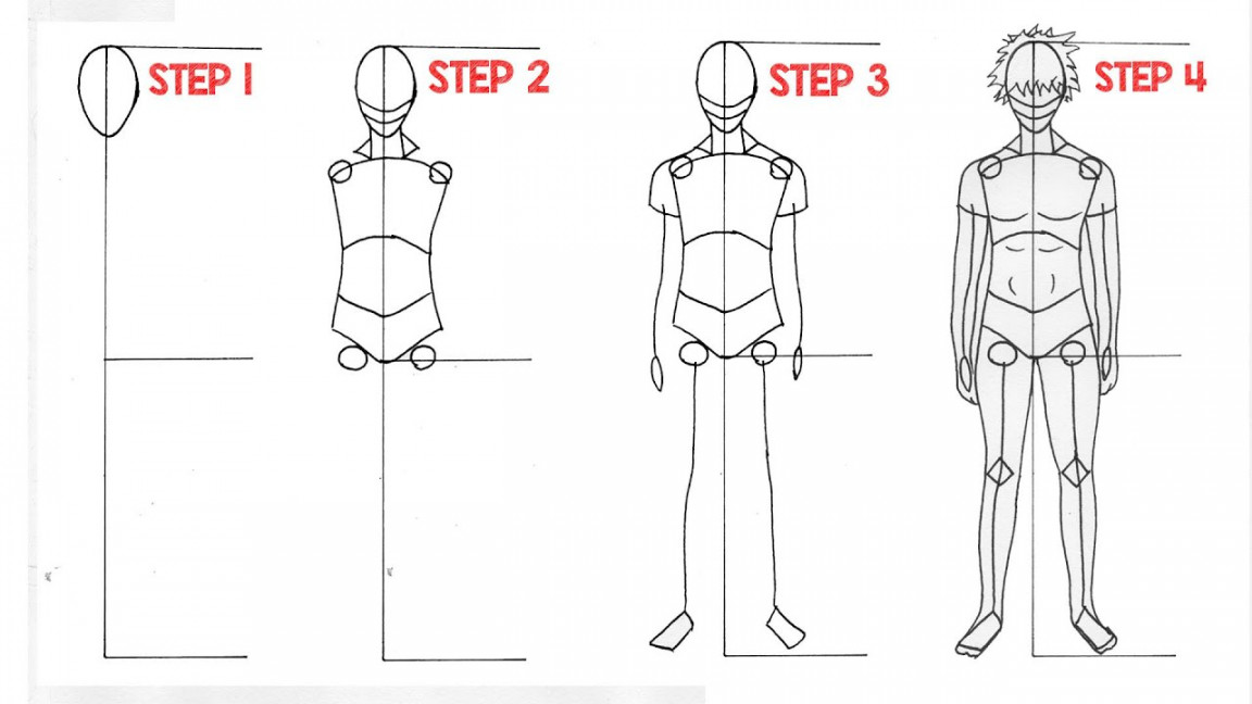 How To Draw Anime Full Body For Beginners [Drawing Anime Slow Tutorial]