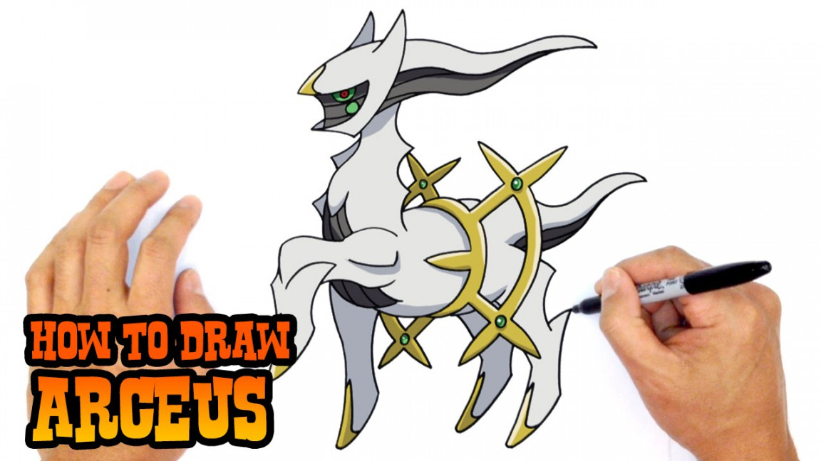 How to Draw Arceus  Pokemon