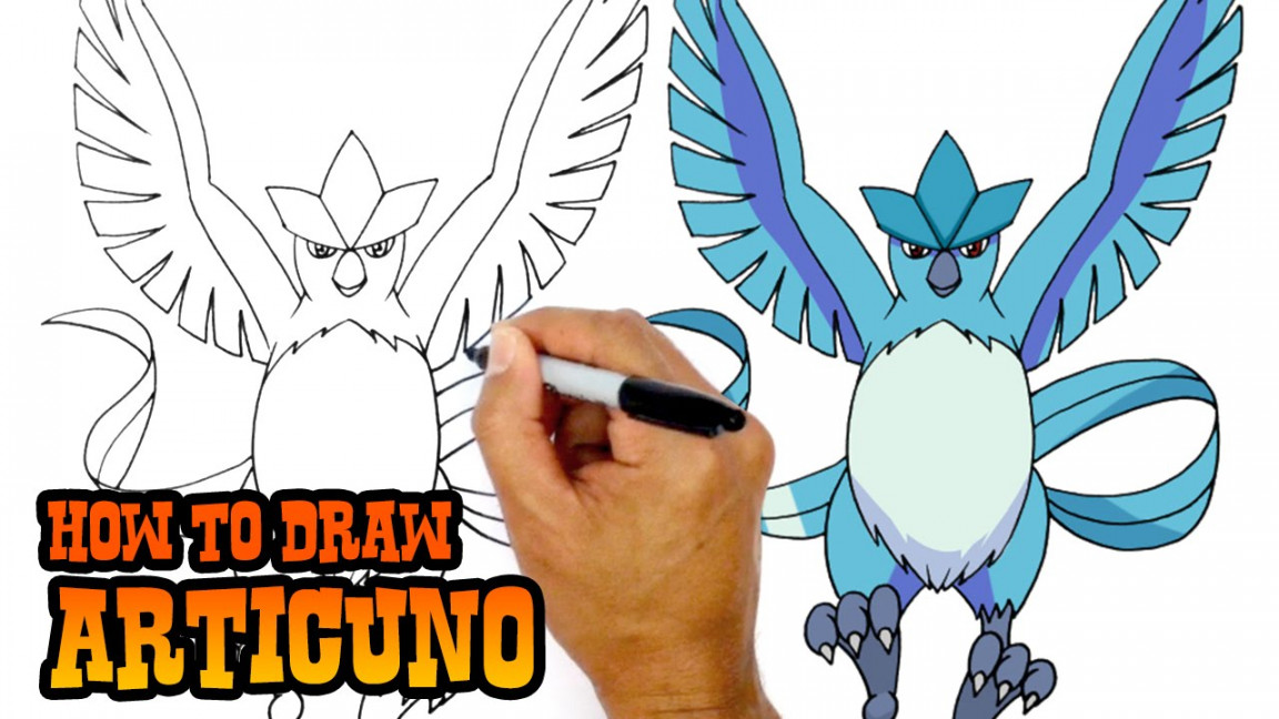 How to Draw Articuno  Pokemon