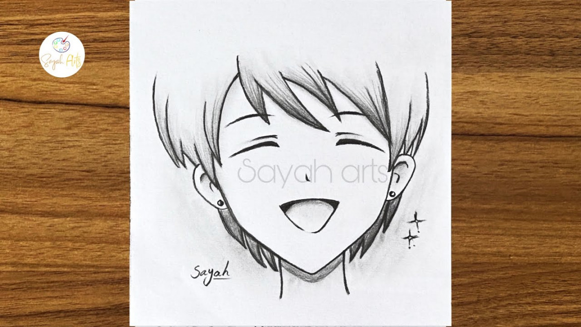 How to draw cute anime boy  Easy anime drawing  Easy drawing for  beginners  Pencil drawing easy