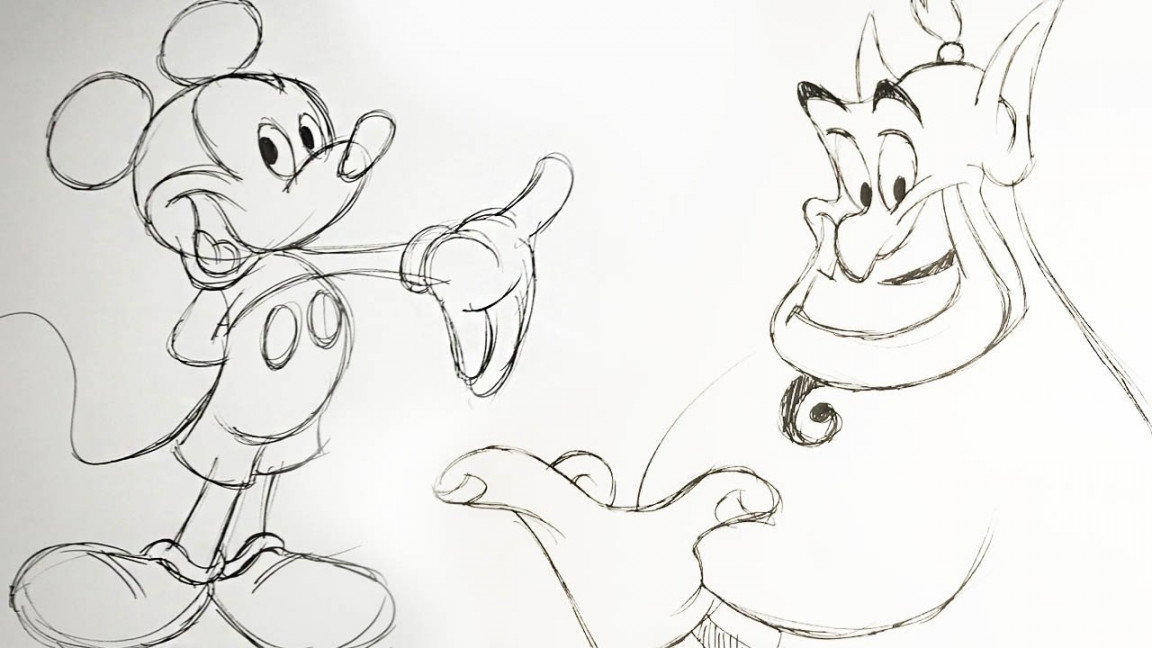 How to Draw Disney Characters with Eric Goldberg  Quick Draw  Disney LIVE