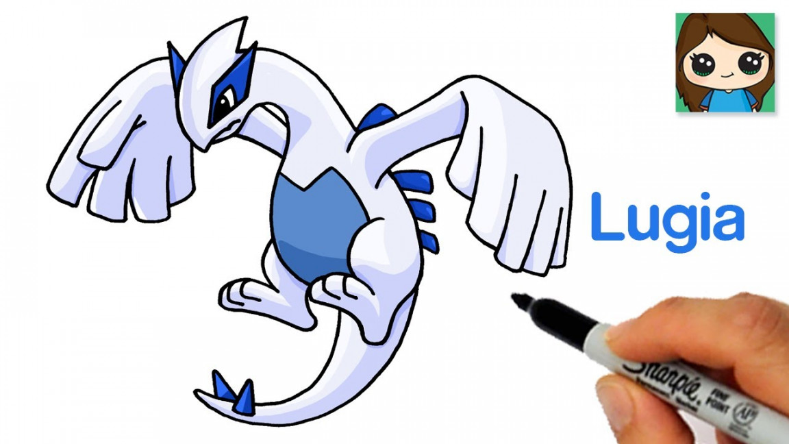 How to Draw Lugia  Pokemon