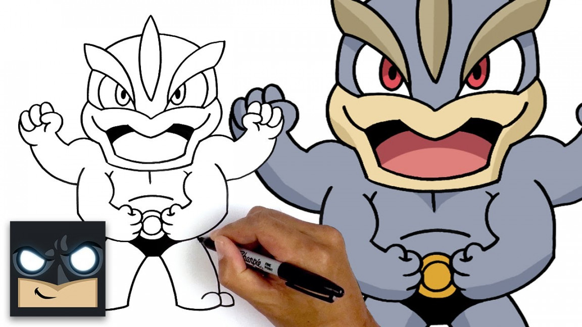 How To Draw Machamp  Pokemon