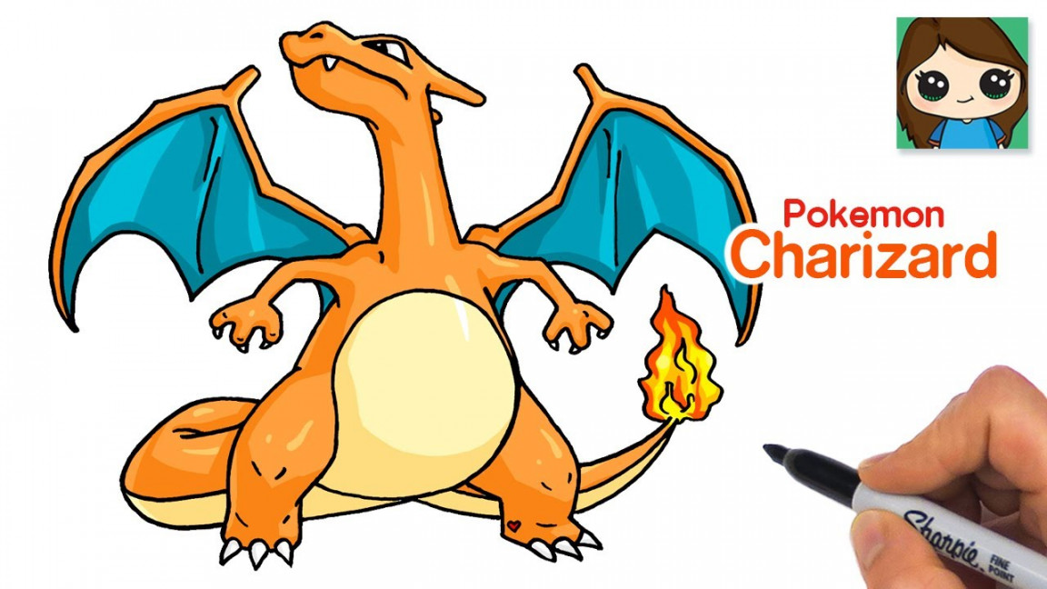 How to Draw Pokemon Charizard 🔥