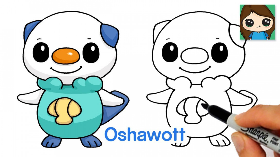 How to Draw Pokemon Easy  Oshawott