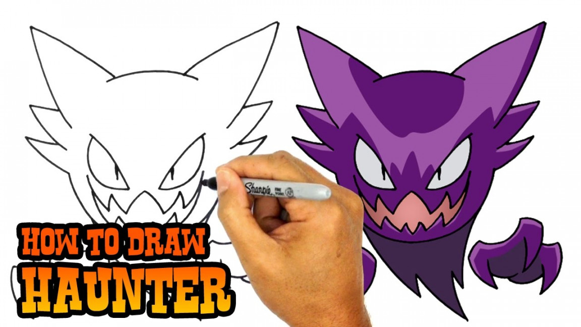 How to Draw Pokemon  Haunter