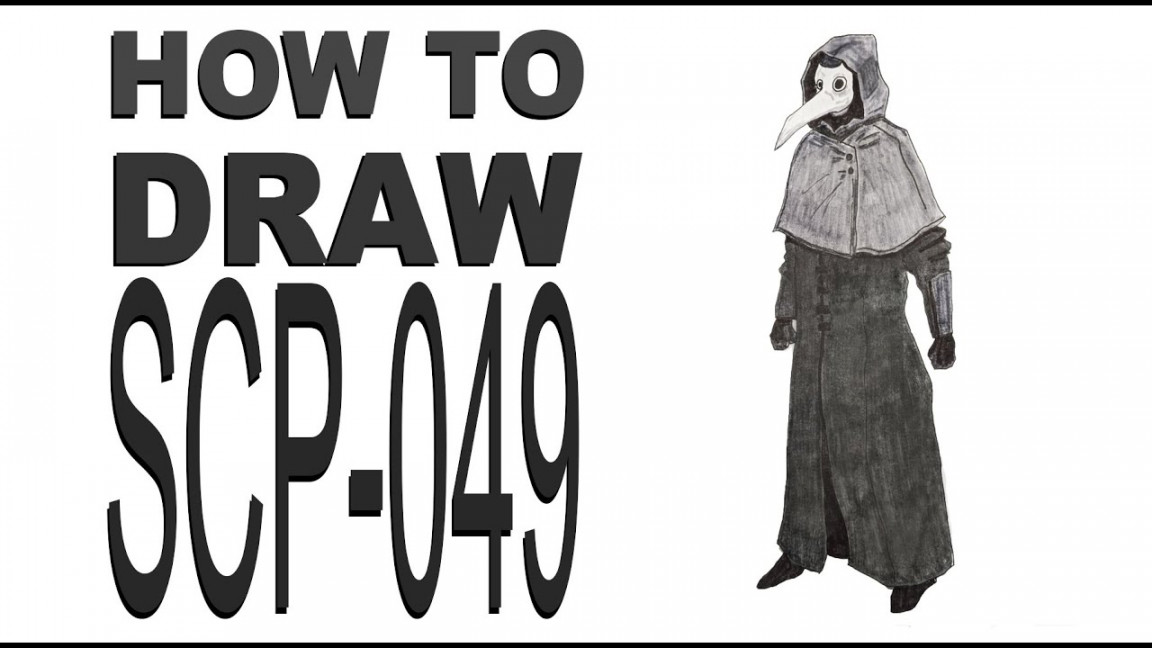 How to draw SCP- (Plague Doctor)